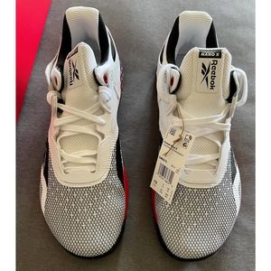 Reebok Nano X White Red White Blue SZ 10 Training GW6015